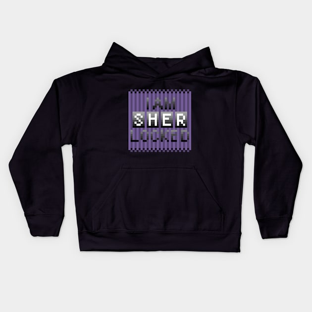 I am SHER Locked Kids Hoodie by AlexMathewsDesigns